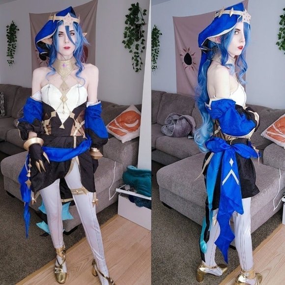 Layla Genshin Impact HIGH QUALITY Cosplay Costume Halloween Suit with Shoes - Picture 1 of 10